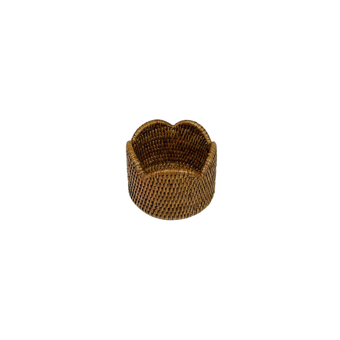 Rattan Scallop Wine Coaster