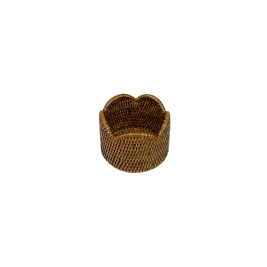 Rattan Scallop Wine Coaster