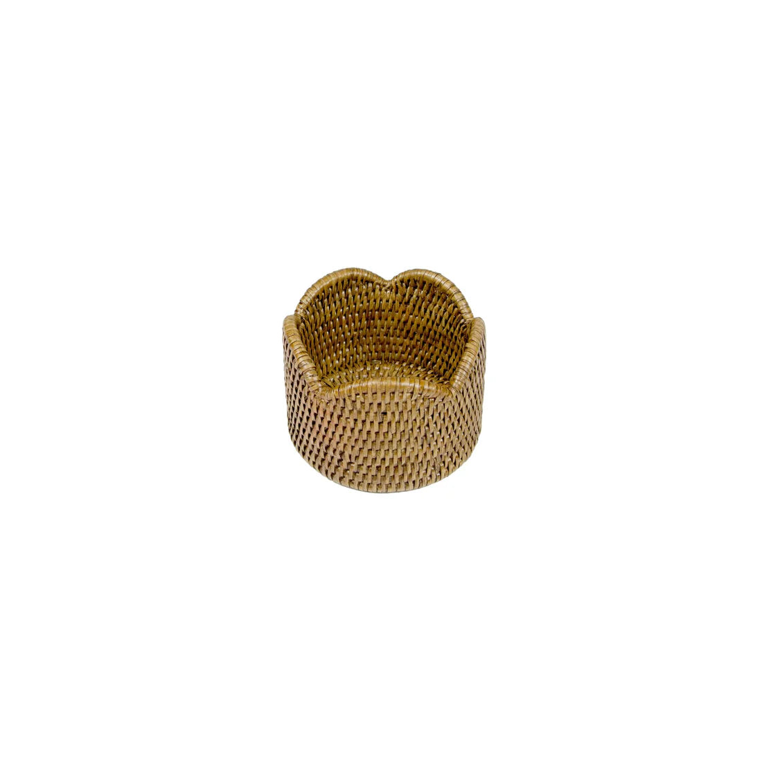 Rattan Scallop Wine Coaster