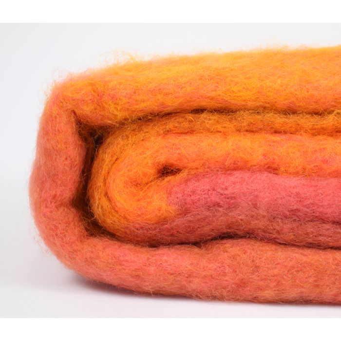 Tartan Mohair Throw - Spice