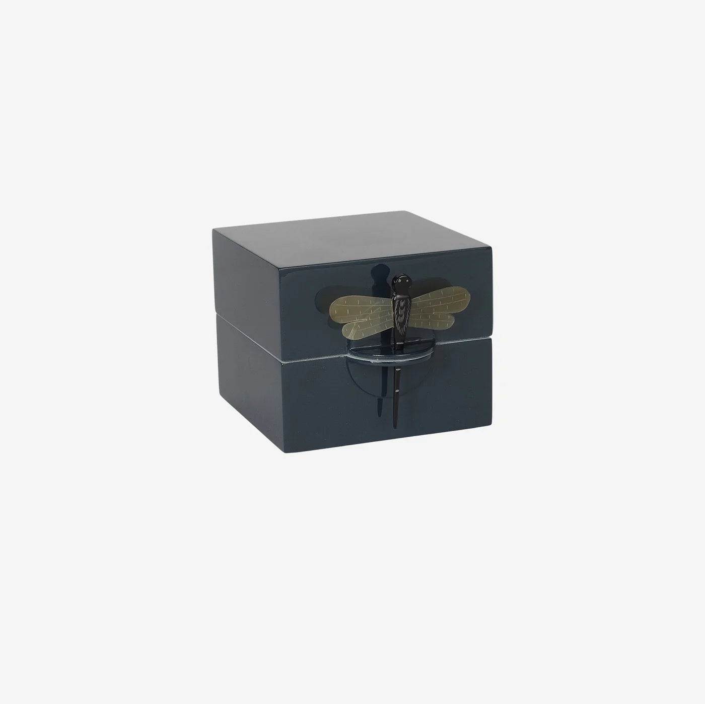 Lacquered Box with Dragonfly Closure