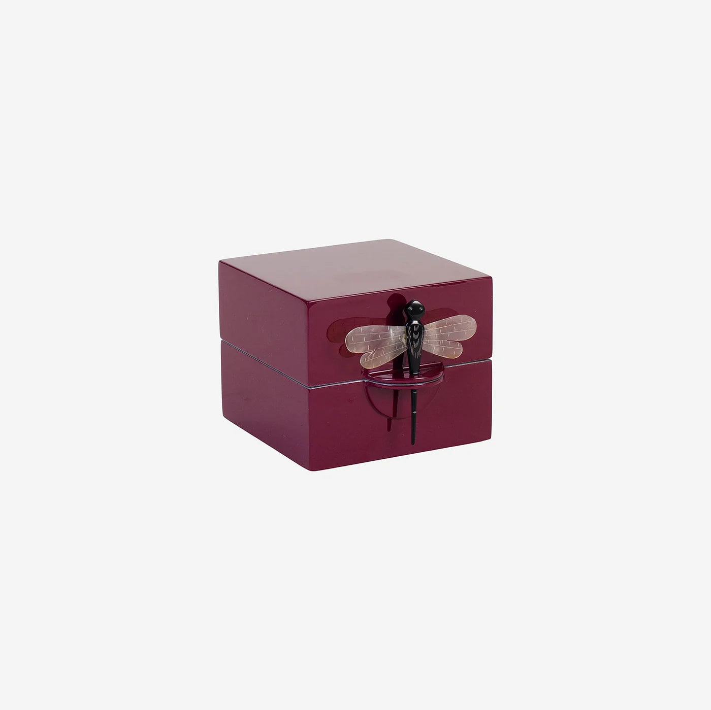 Lacquered Box with Dragonfly Closure