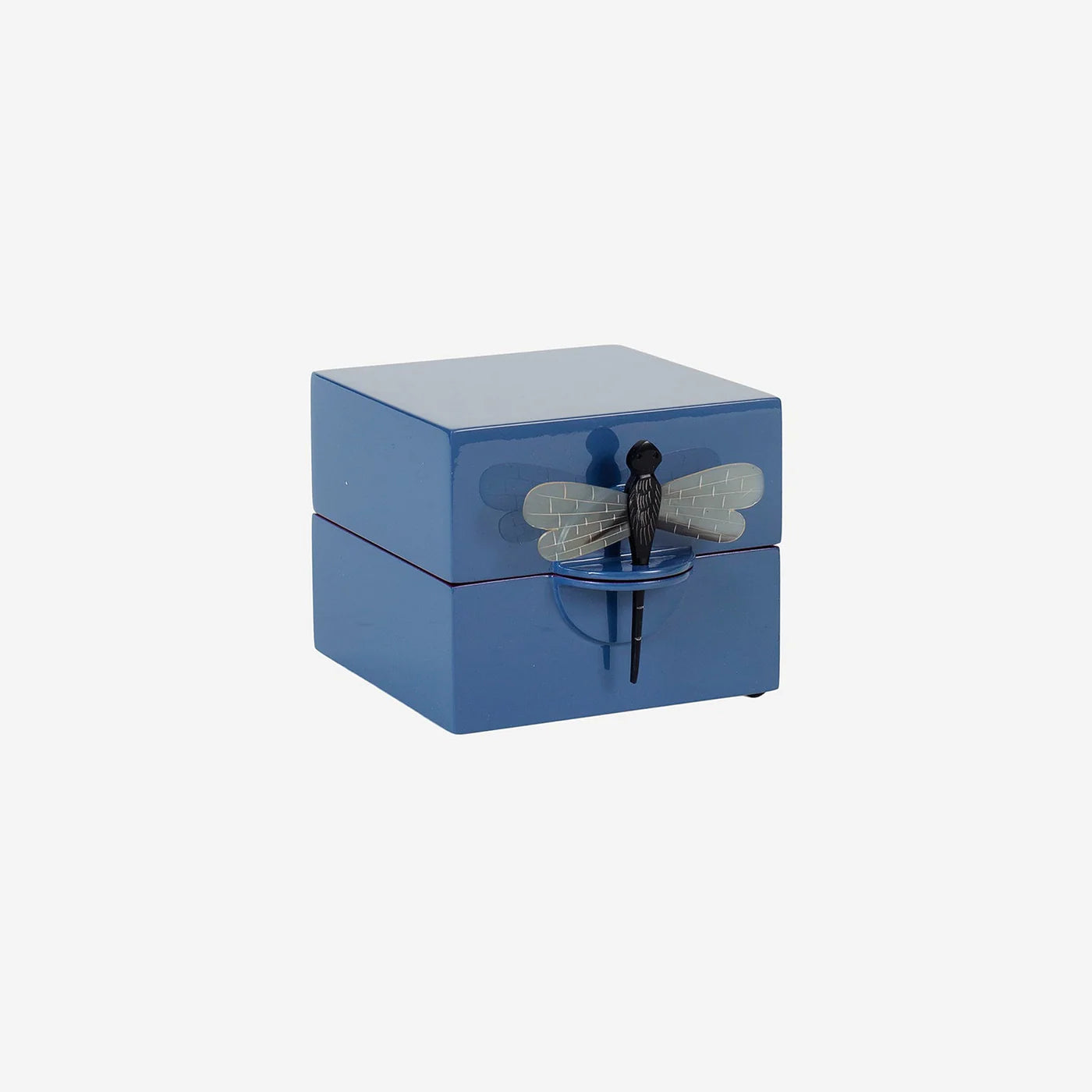 Lacquered Box with Dragonfly Closure