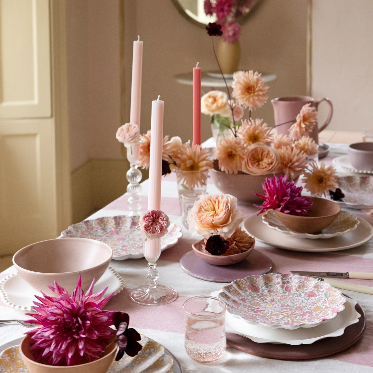 Meri Meri x Liberty Rainbow Garden Candle Gift Box