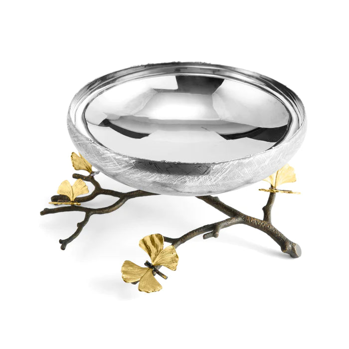 Michael Aram Butterfly Ginkgo Footed Bowl
