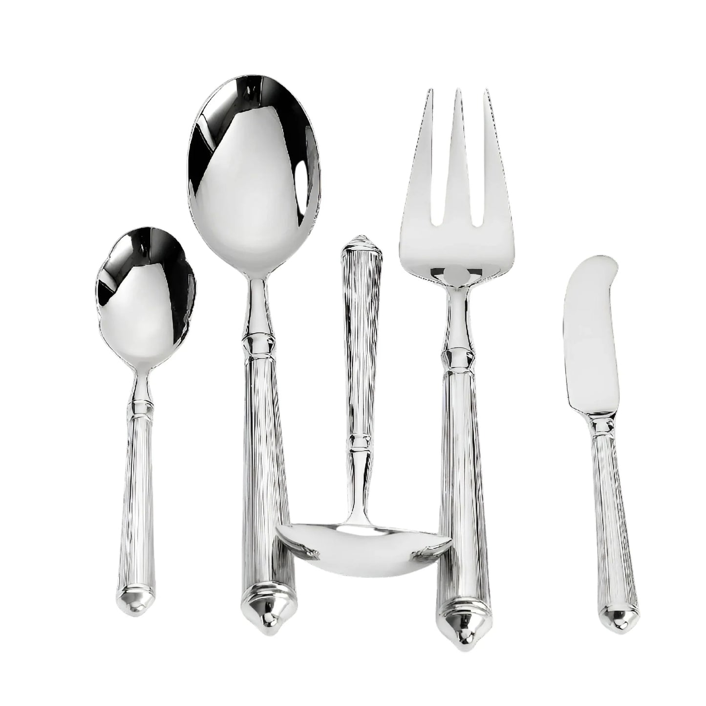 Rialto Mirrored 5 Piece Hostess Set