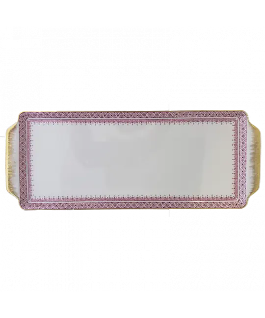 Pink Lace Sandwich Tray