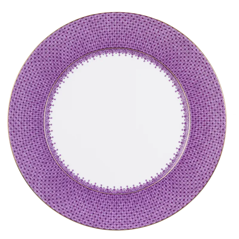 Mottahedeh Plum Lace Charger Plate