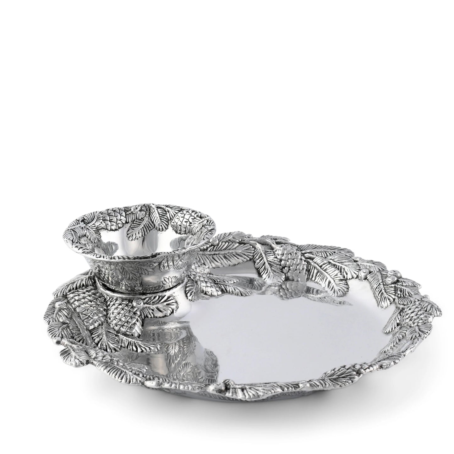 Pine Cone Chip and Dip Tray