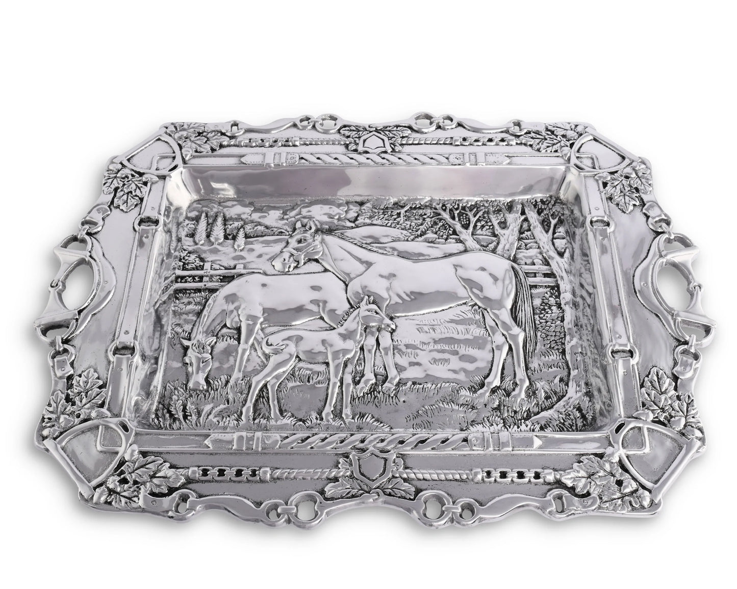 Grazing Horses Tray