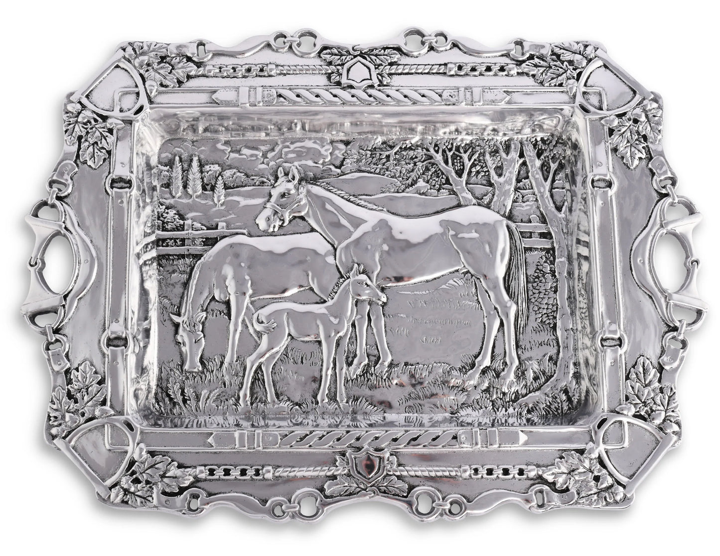 Grazing Horses Tray
