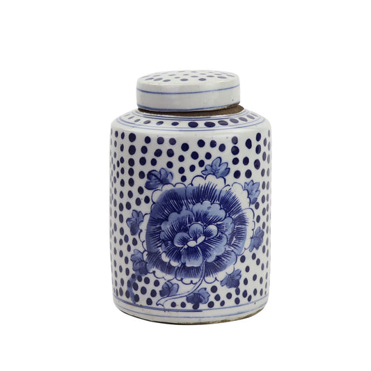 Blue & White Mini Tea Jar
