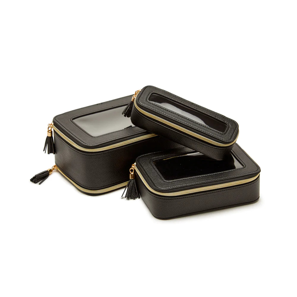 Leah 3 Piece Cosmetic Case