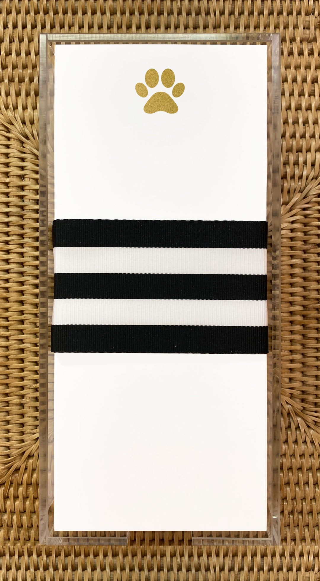 Gold Foil Buck Notepad