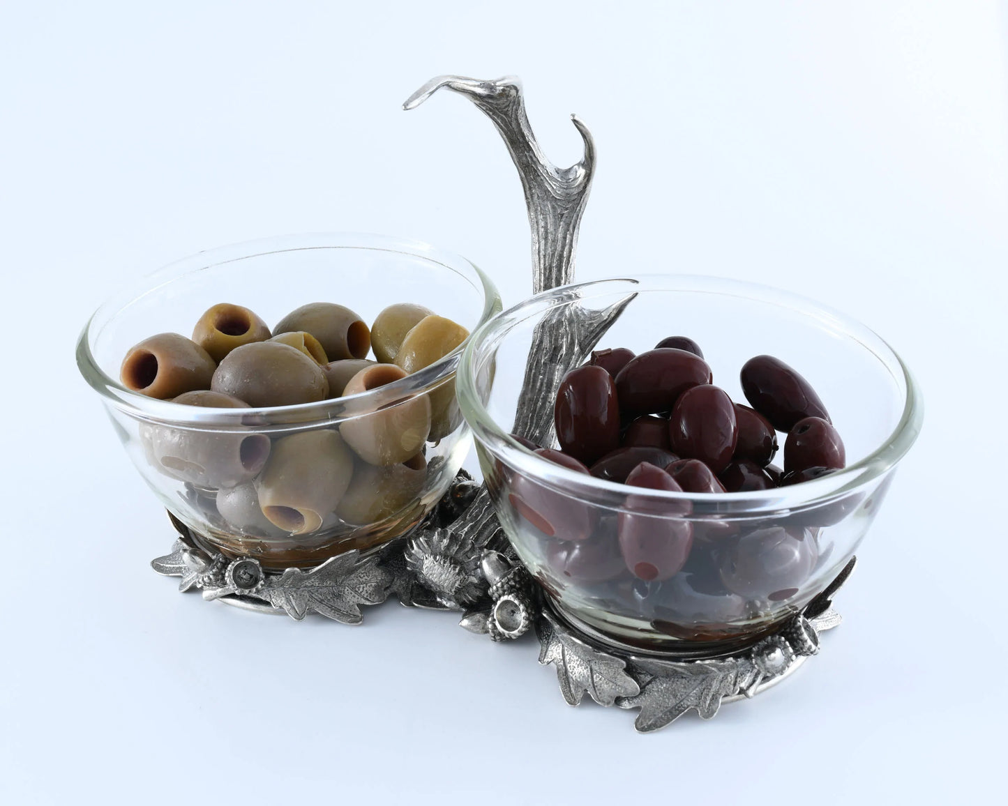 Antler Double Glass Dip Bowl