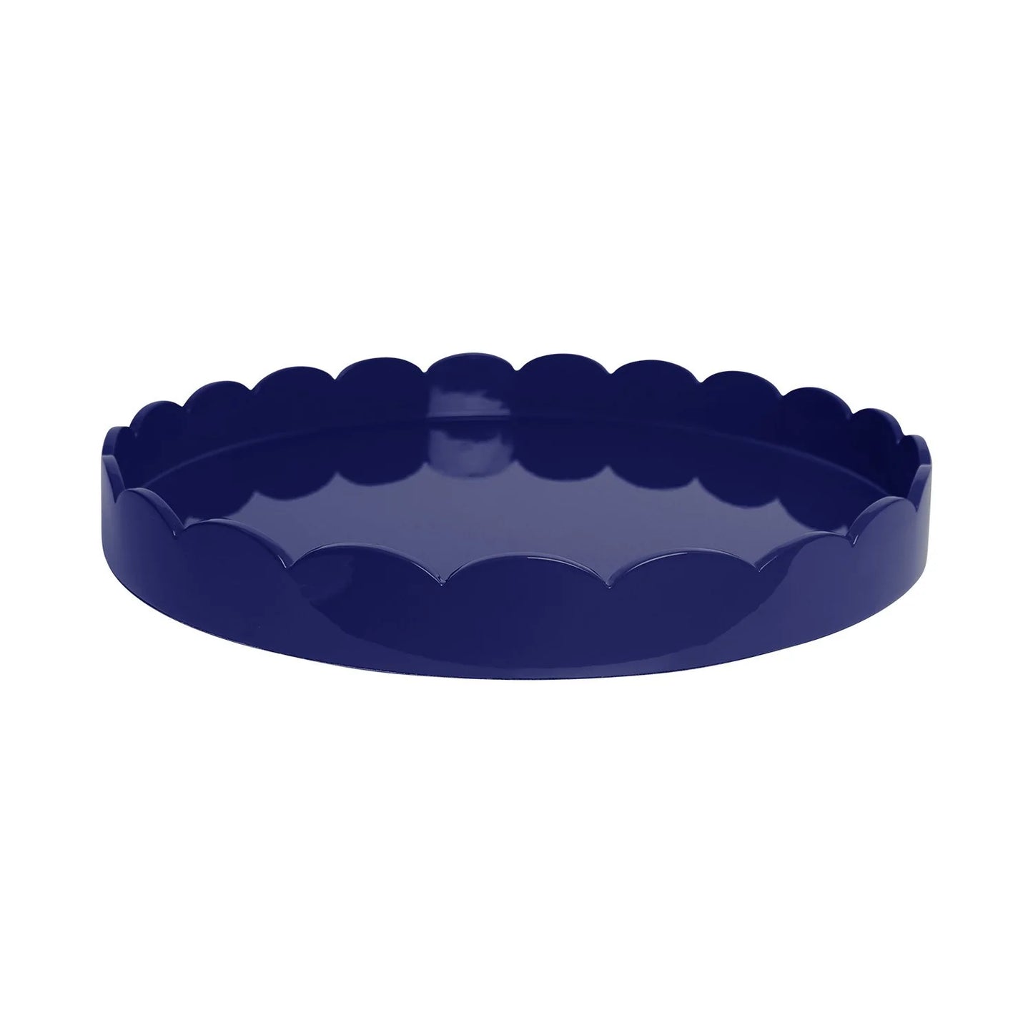 Round Lacquered Scallop Tray