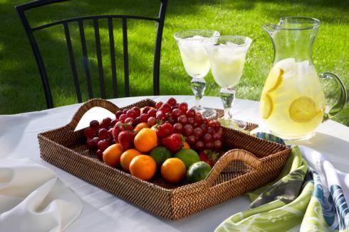 Rectangular Tray with Handles