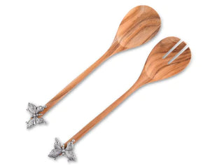Butterfly Salad Server Set