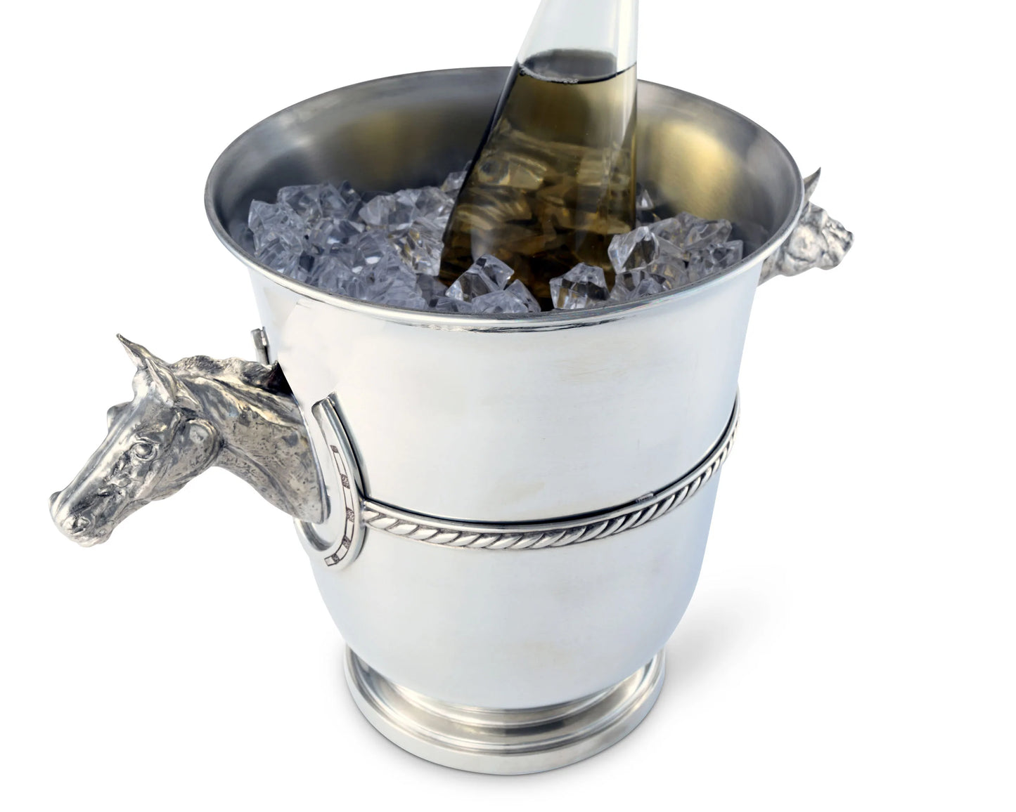 Pewter Horse Head Champagne Bucket