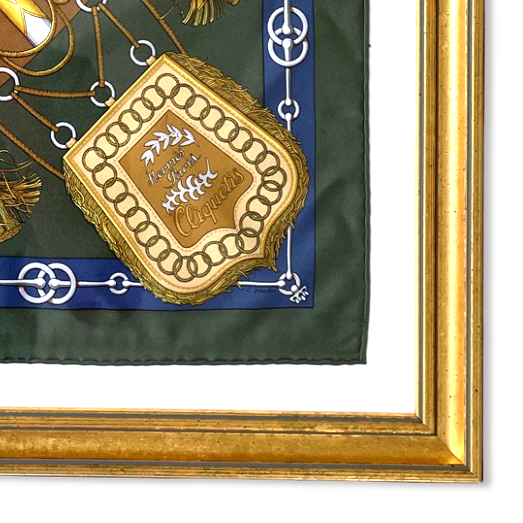 Hermes Cliquetis Framed Silk