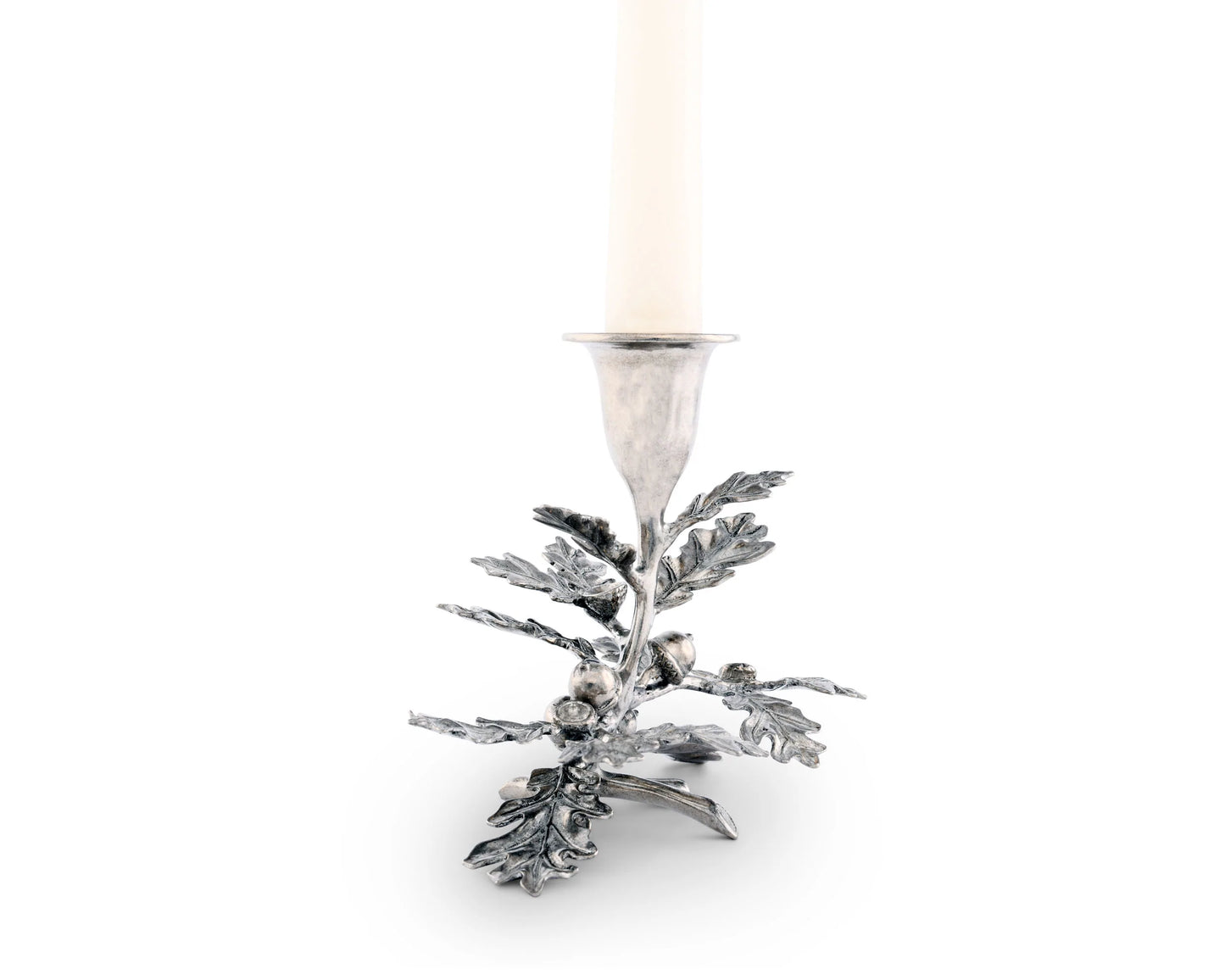 Oak Leaf Candlestick Holder