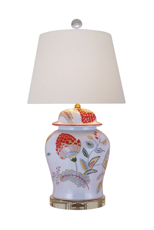 Floral Jar Lamp