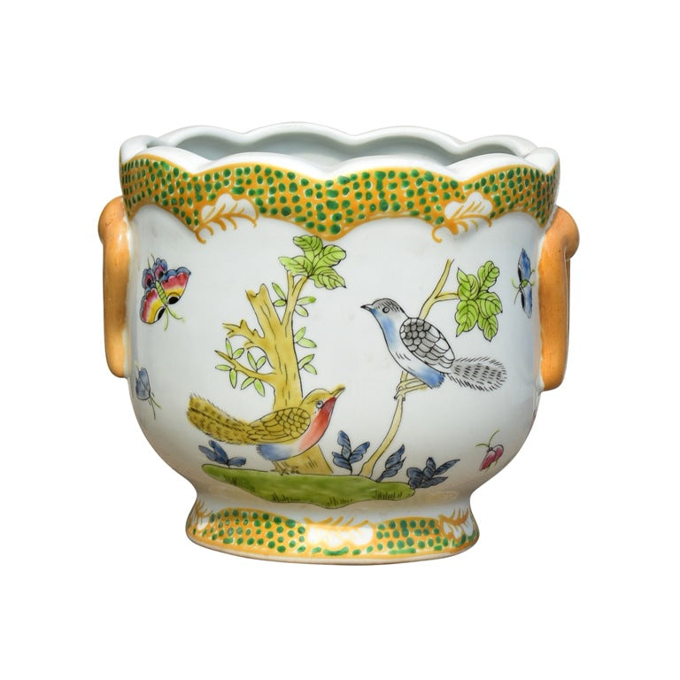 Porcelain Round Cachepot