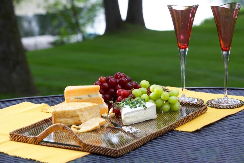 Rectangular Trays with Glass Inserts