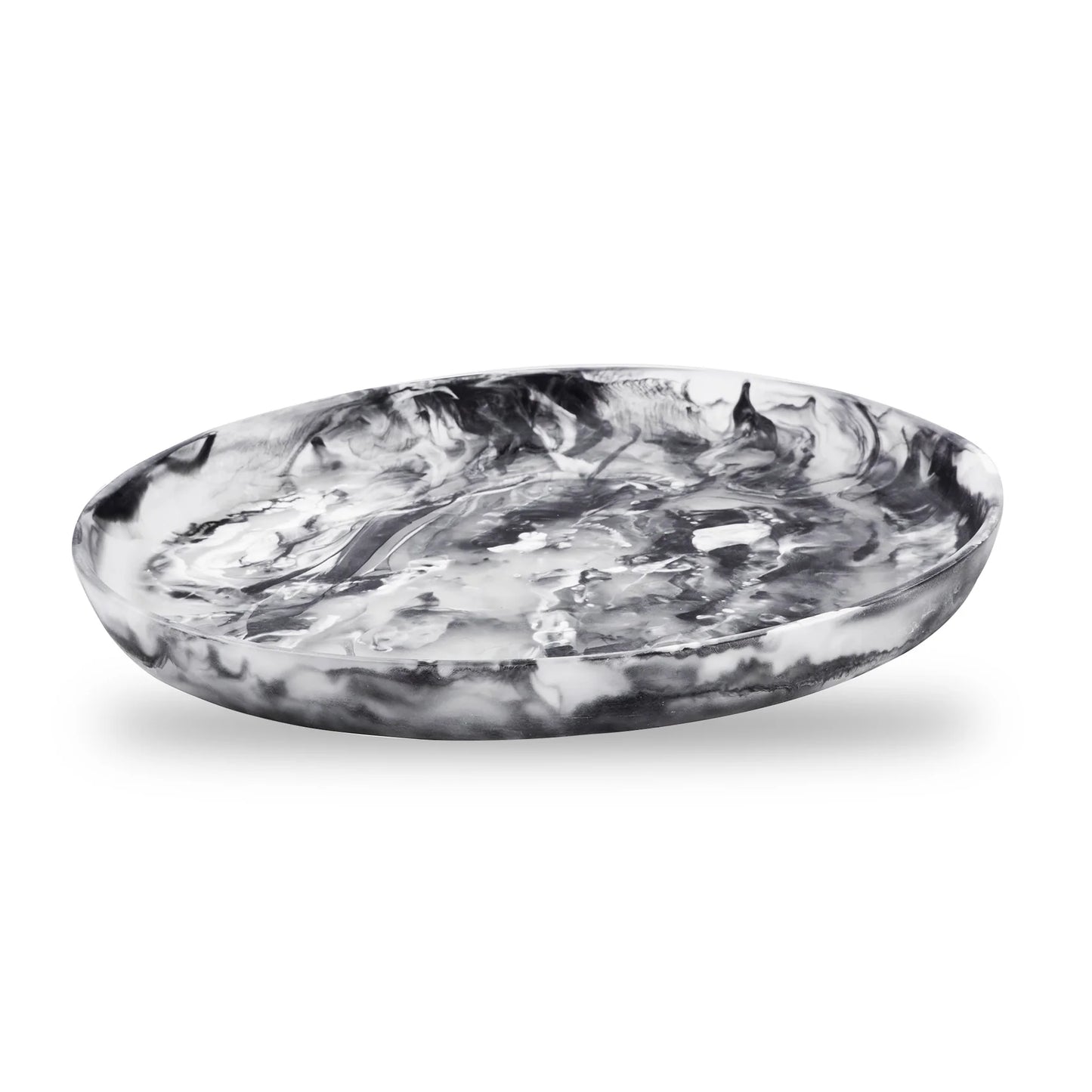 Round Swirled Resin Platter