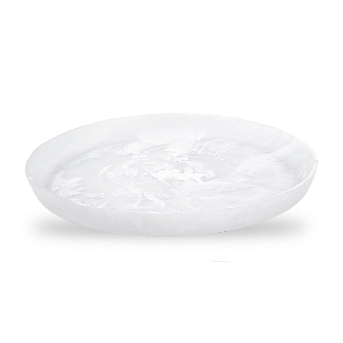 Round Swirled Resin Platter