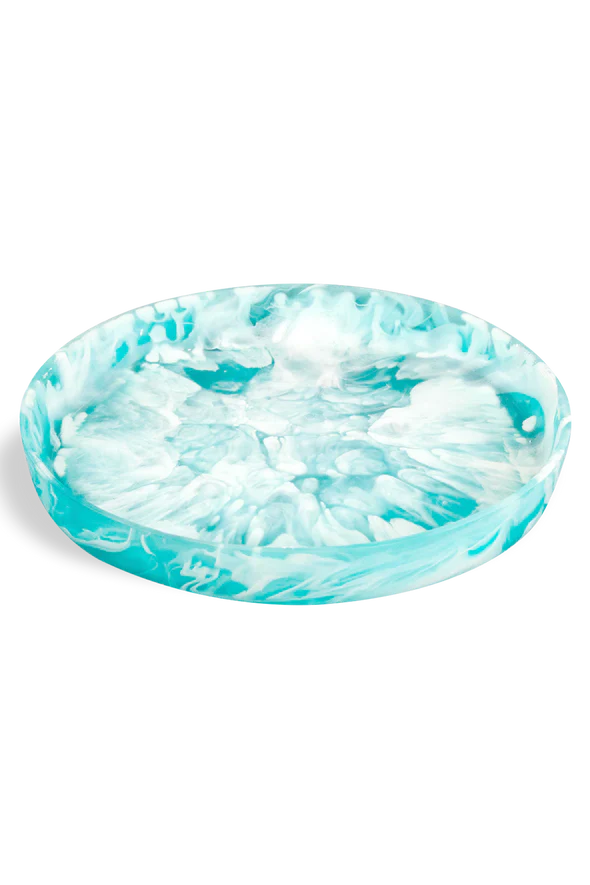 Round Swirled Resin Platter