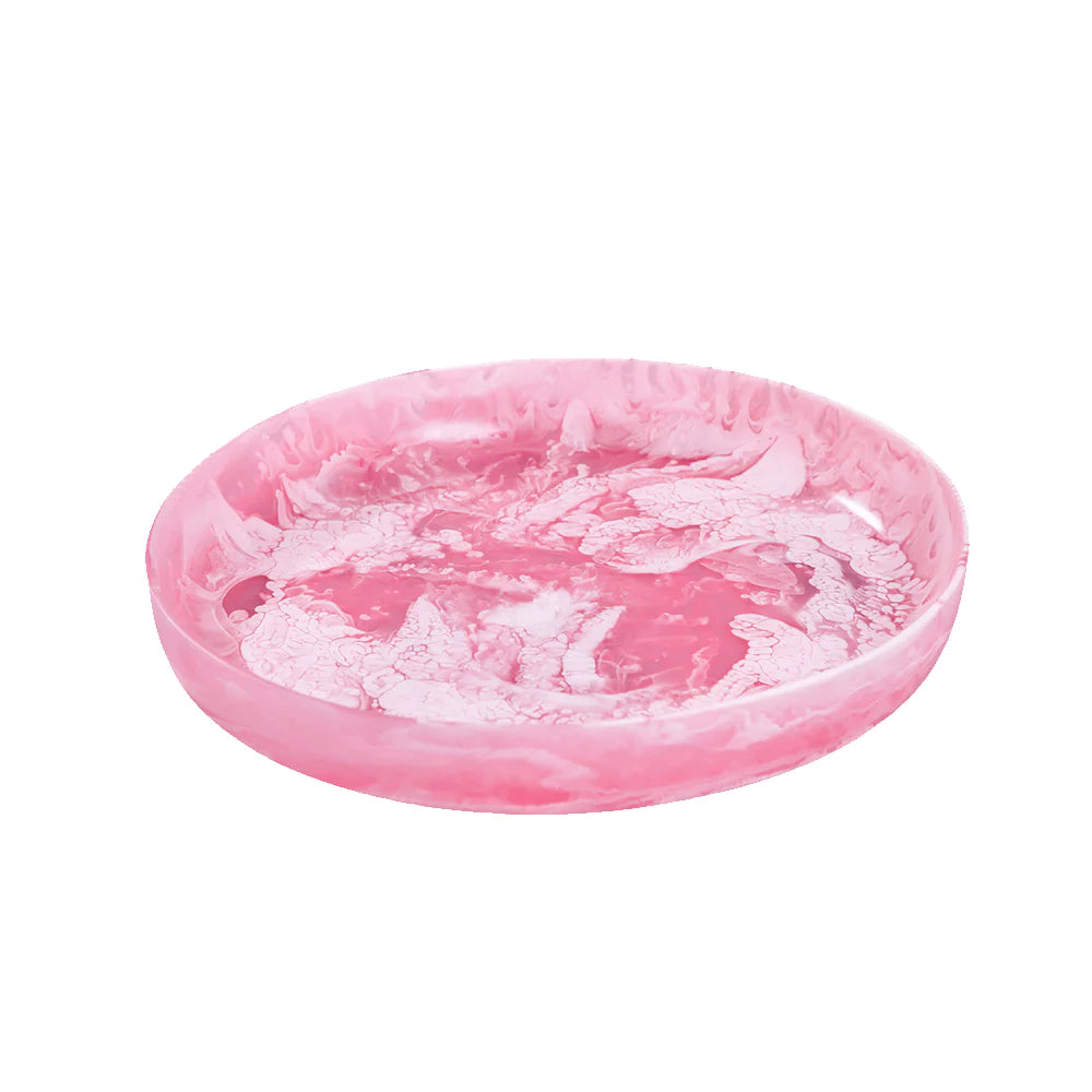 Round Swirled Resin Platter