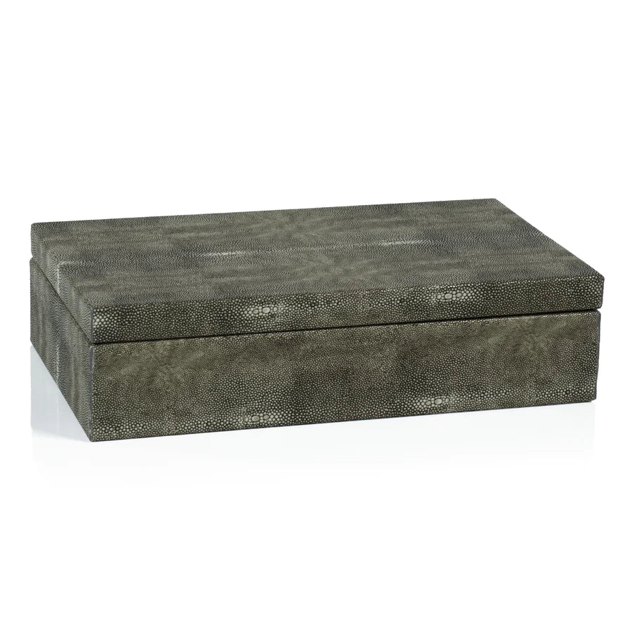 Faux Stingray Leather Box