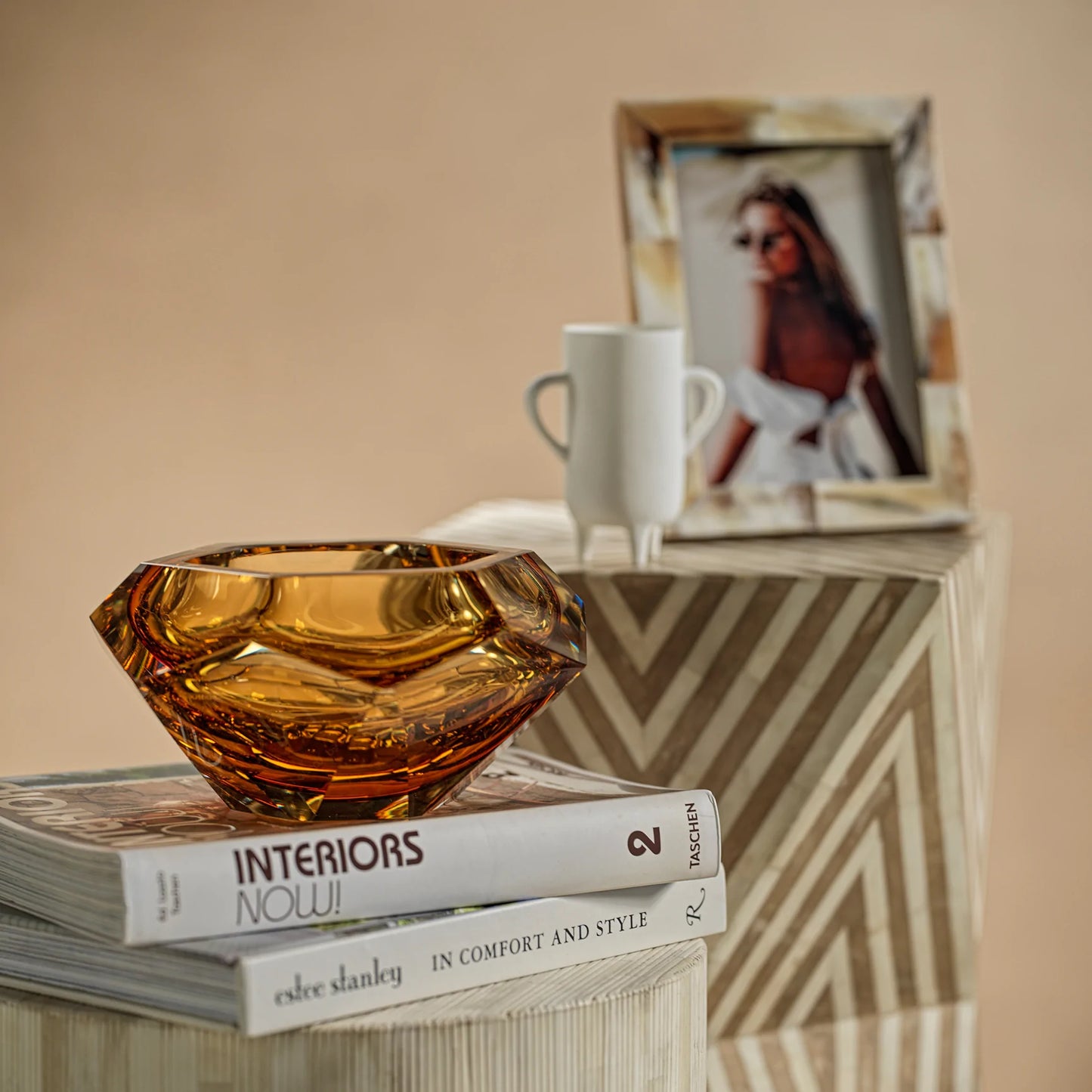 Nairobi Matt White Bone Photo Frame