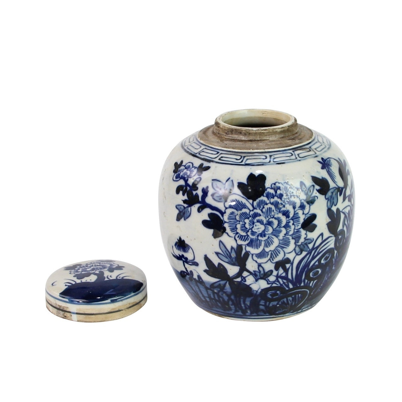 Blue And White Mini Jar Blossom
