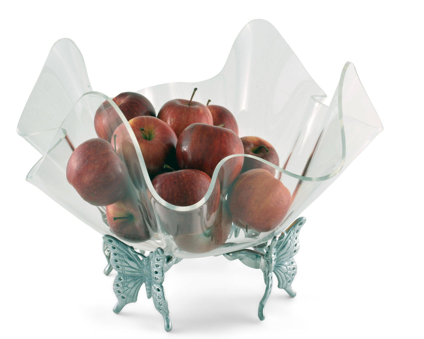 Butterfly Stand Acrylic Bowl