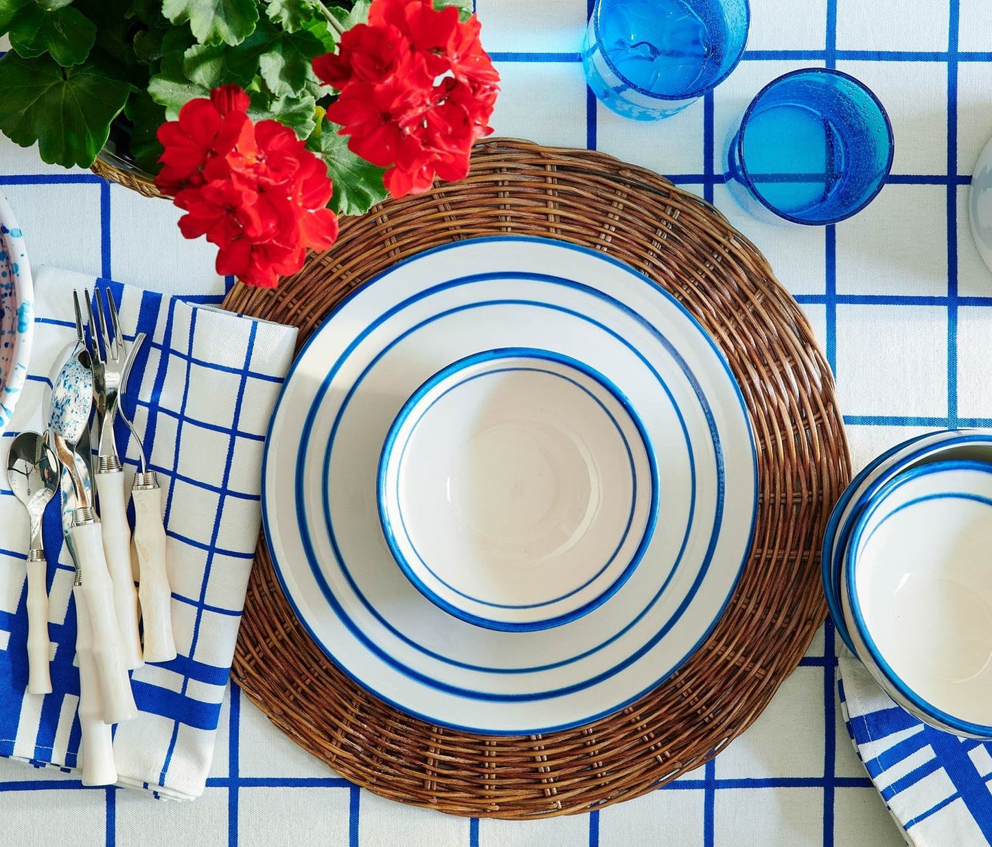 Ivory Acrylic Flatware 5-piece Set