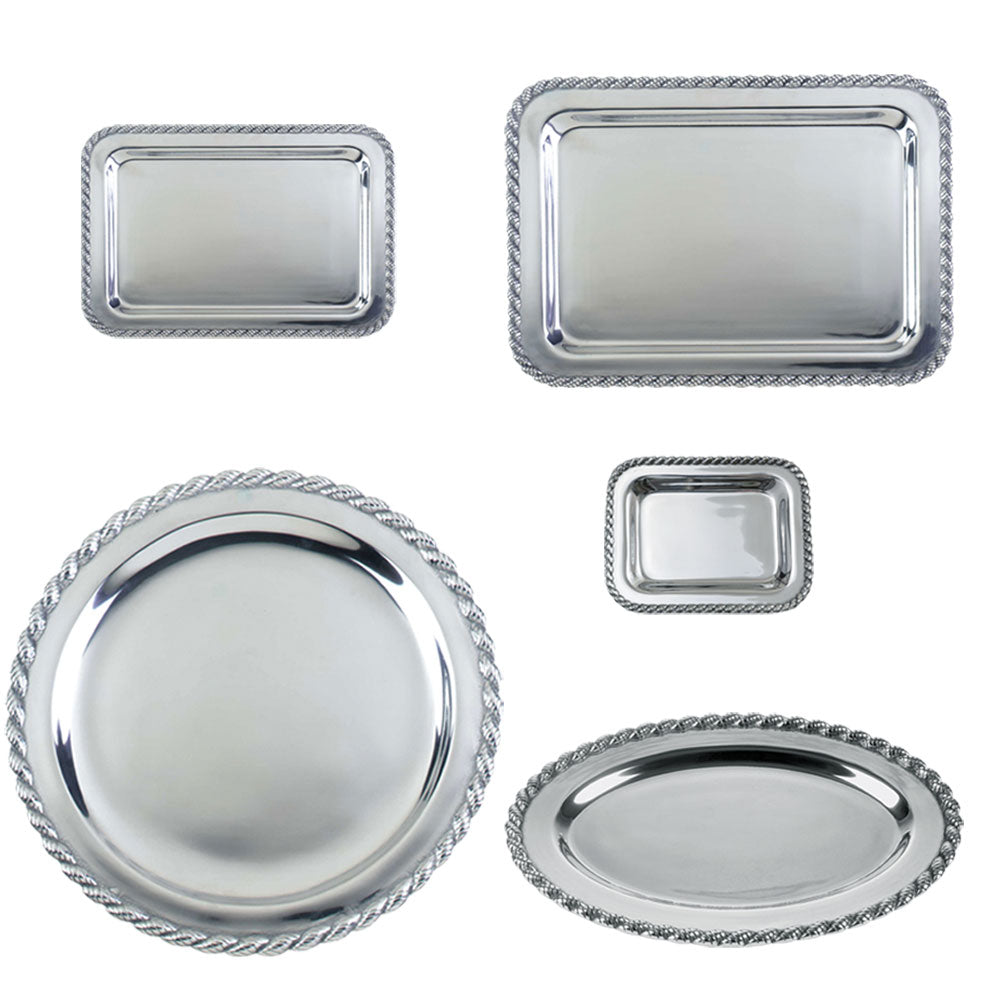 Pewter Round Tray