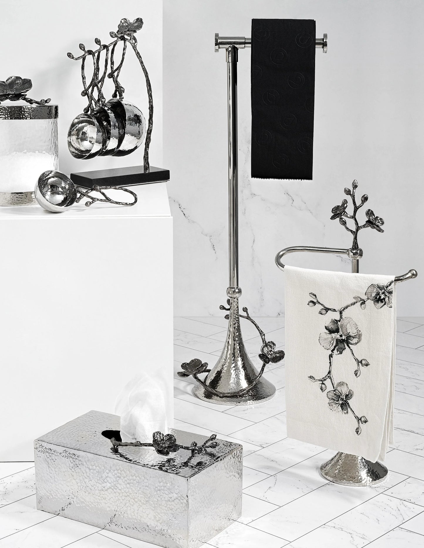 Michael Aram Black Orchid Toilet Paper Stand