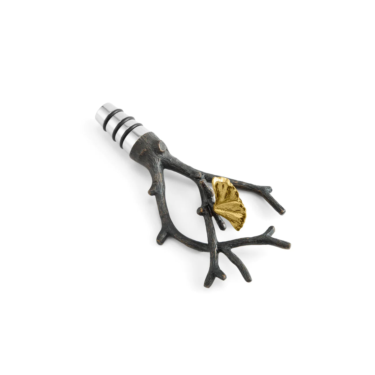 Butterfly Ginkgo Wine Stopper