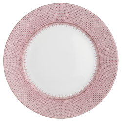 Mottahedeh Pink Lace Charger