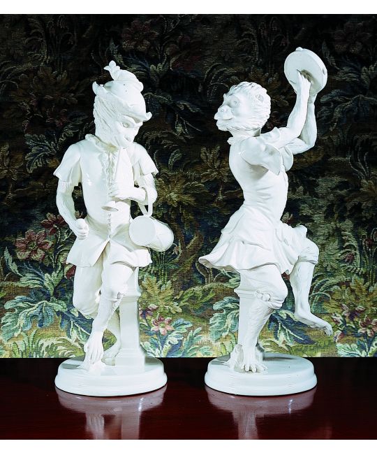 Mottahedeh Dancing Monkeys Pair