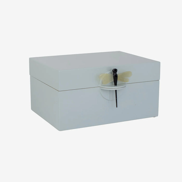 Lacquered Box with Dragonfly Closure