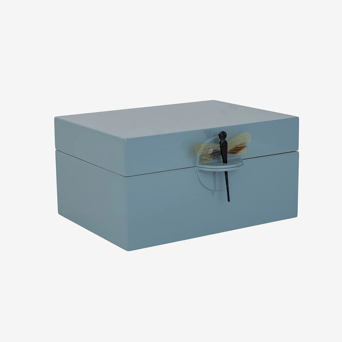 Lacquered Box with Dragonfly Closure