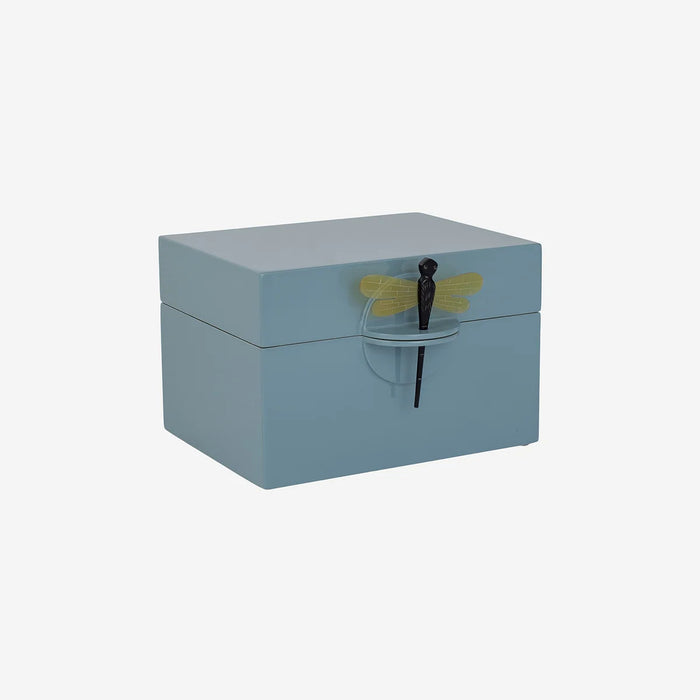 Lacquered Box with Dragonfly Closure