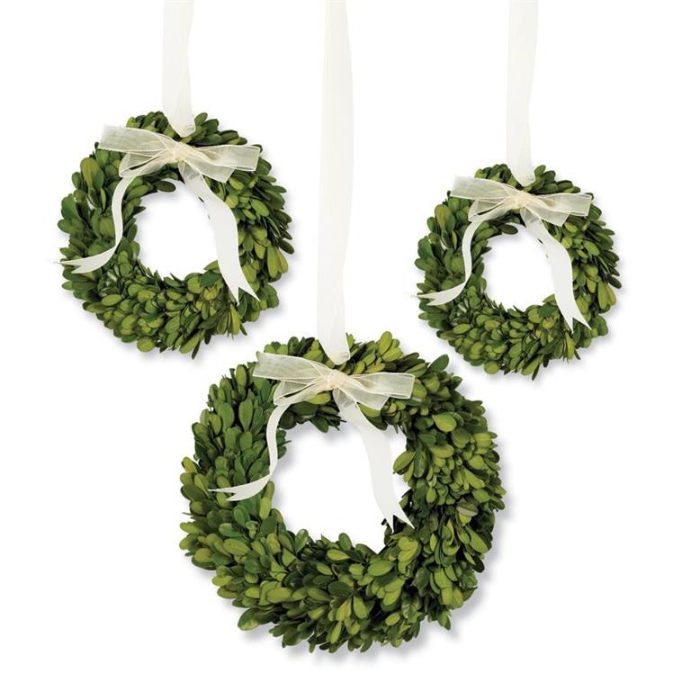 Mini Preserved Boxwood Wreath