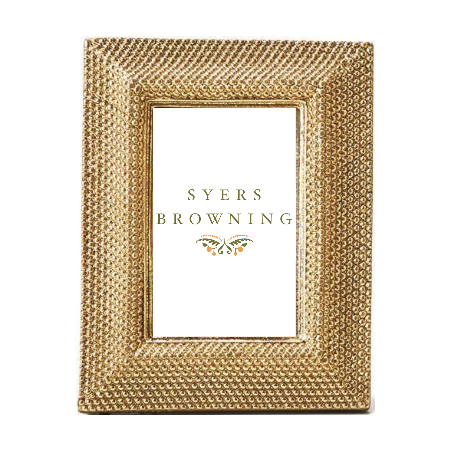 Golden Dots Photo Frames