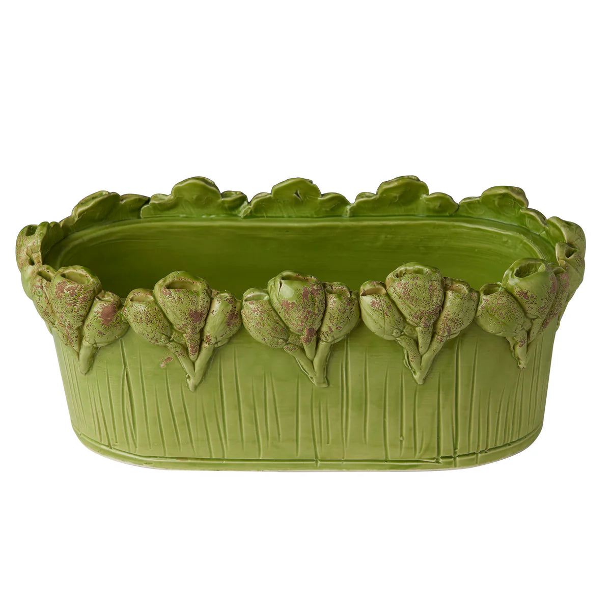 Green Oval Centerpiece