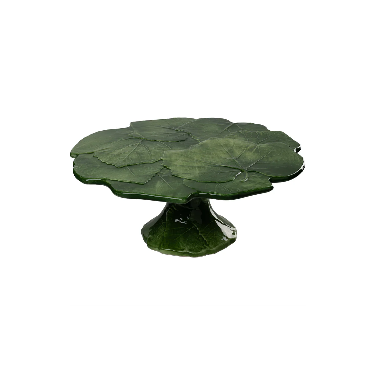Green Cake Plate