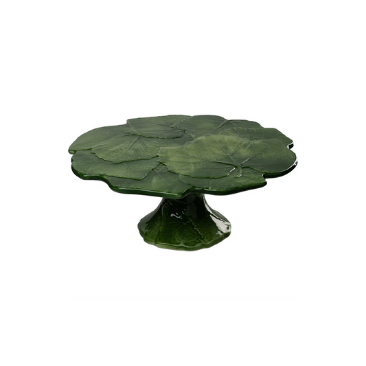 Green Cake Plate